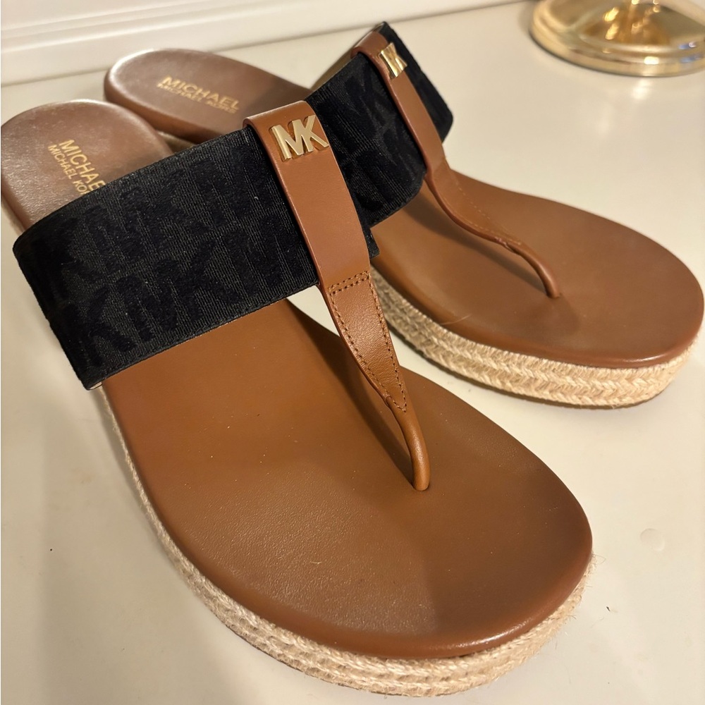 Michael Kors Brown and Black Women's wedges